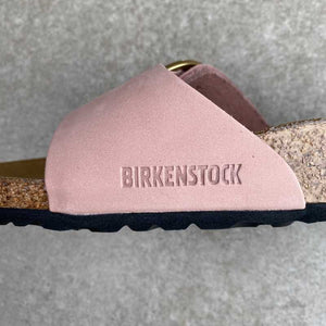 BIRKENSTOCK Madrid Big Buckle Soft Pink Nubuck Leather dressy Birkenstock 
