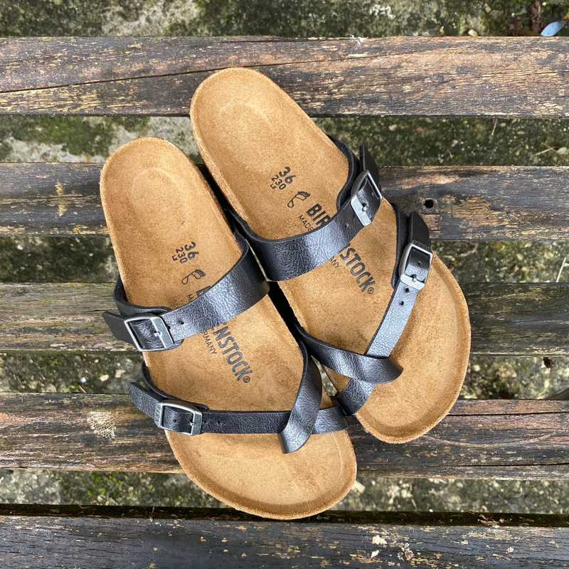 Birkenstock Mayari マヤリ43 regular fit Birkenstock Mayari Birko-Flor Regular Width in Black
