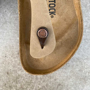 BIRKENSTOCK Gizeh Tobacco Brown Oiled Leather toe post