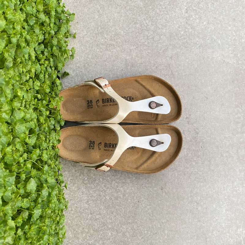 BIRKENSTOCK Gizeh Graceful Pearl Birko-flor classy