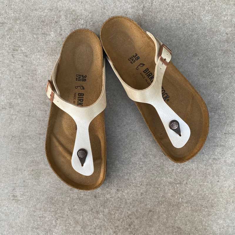 BIRKENSTOCK Gizeh Graceful Pearl Birko-flor toe post