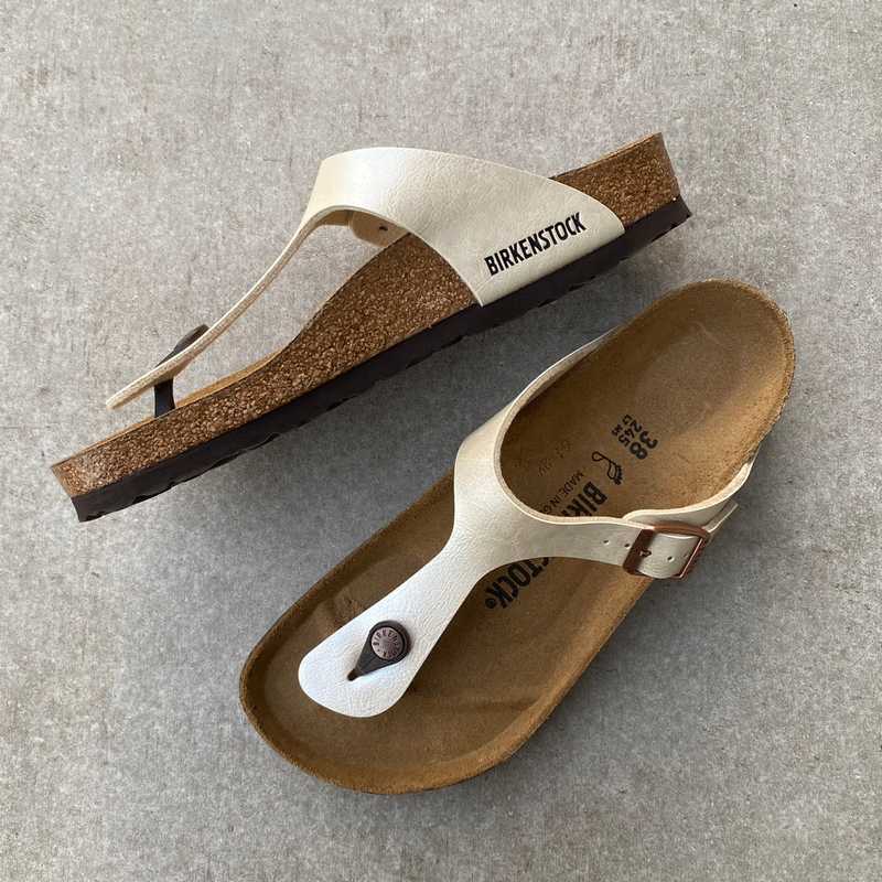 BIRKENSTOCK Gizeh Graceful Pearl Birko-flor support