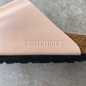 BIRKENSTOCK Arizona Big Buckle New Beige Natural Leather Patent pale 
