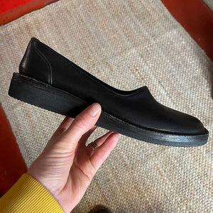 Brendan Jennings Handmade Leather Court Shoes Black