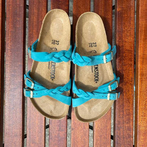 BIRKENSTOCK Franca Braided Biscay Bay Oiled Leather Ireland
