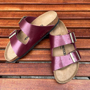 BIRKENSTOCK Arizona. Graceful Berry Crush Birko-Flor Ireland cork