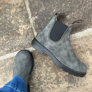 Blundstone 587 Rustic Black Leather - Classics Series