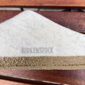 Birkenstock Zermatt Shearling Ecru Wool Felt Ireland Fur