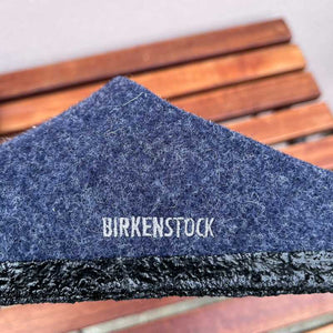 Birkenstock Zermatt Shearling Dark Blue Wool Felt Ireland slippers