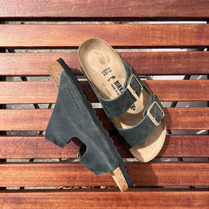 BIRKENSTOCK Arizona. Thyme Oiled Leather Ireland Green