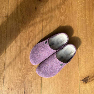 Birkenstock Zermatt Shearling Mauve Mel Wool Felt