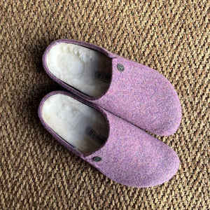 Birkenstock Zermatt Shearling Mauve Mel Wool Felt