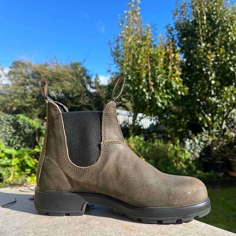 Blundstone 1615 Dark Olive Rub Suede - Originals Series