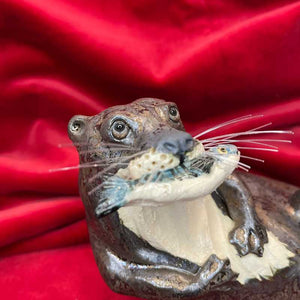 Ceramic Otter No.1 by Joanne Robey
