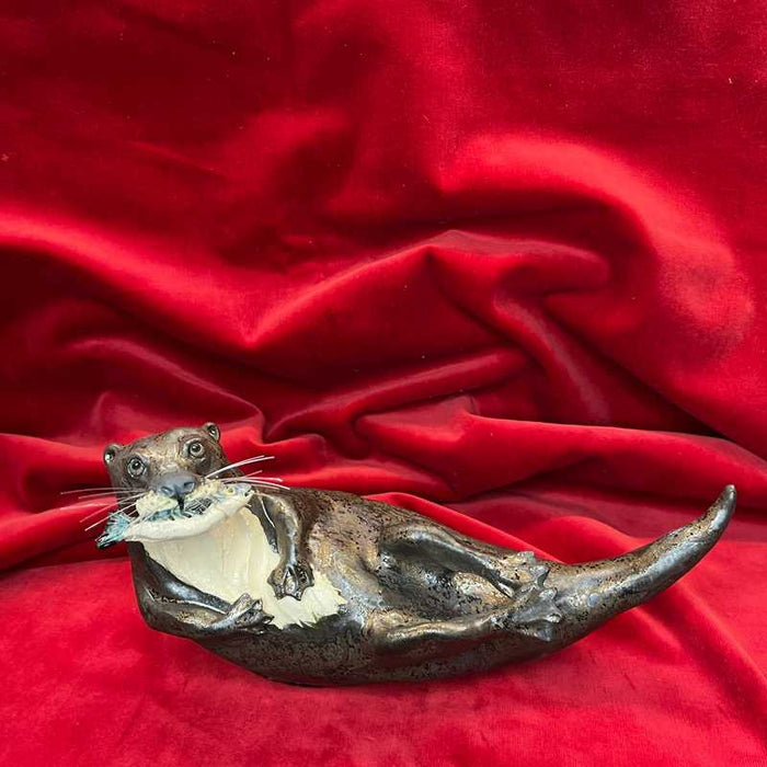 Ceramic Otter No.1 by Joanne Robey