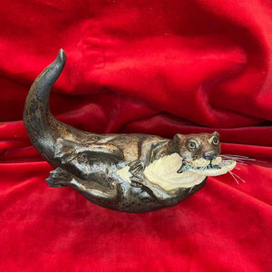 Ceramic Otter No.2 by Joanne Robey