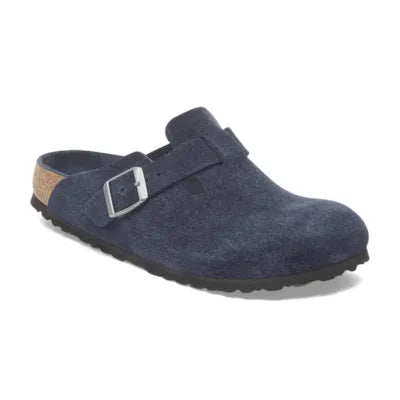 BIRKENSTOCK Boston New Navy Suede Leather