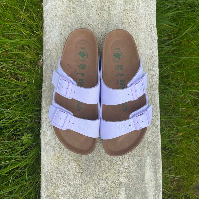 Lilac 2024 rubber birkenstocks