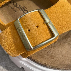 BIRKENSTOCK Arizona Apricot Chunky Suede Leather detail