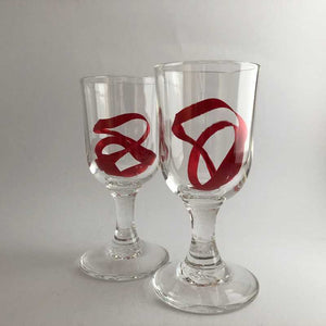 Jerpoint Glass Studios Rummer Wine Goblet - Craft Shop Bantry