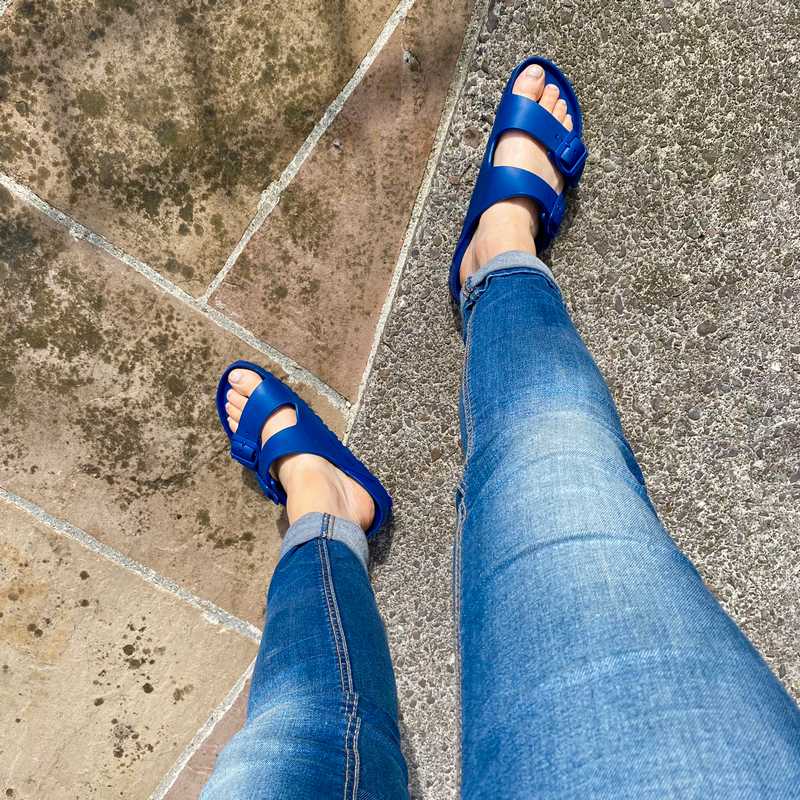 Waterproof Arizona Navy EVA Birkenstock for the water and