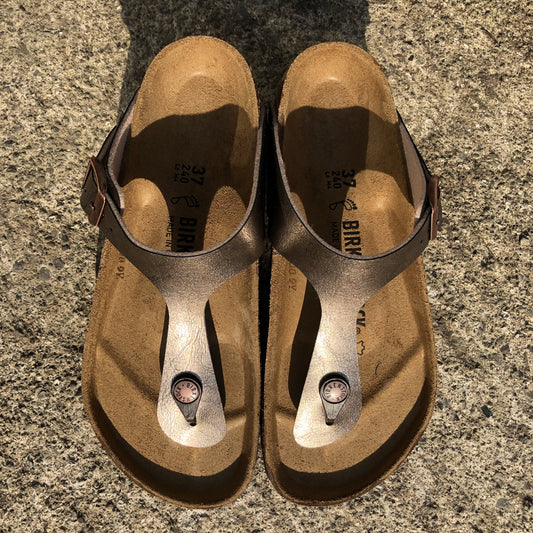 BIRKENSTOCK Gizeh Graceful Taupe Birko-flor