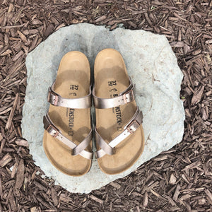 BIRKENSTOCK Mayari Graceful Taupe Birko-flor Toe loop