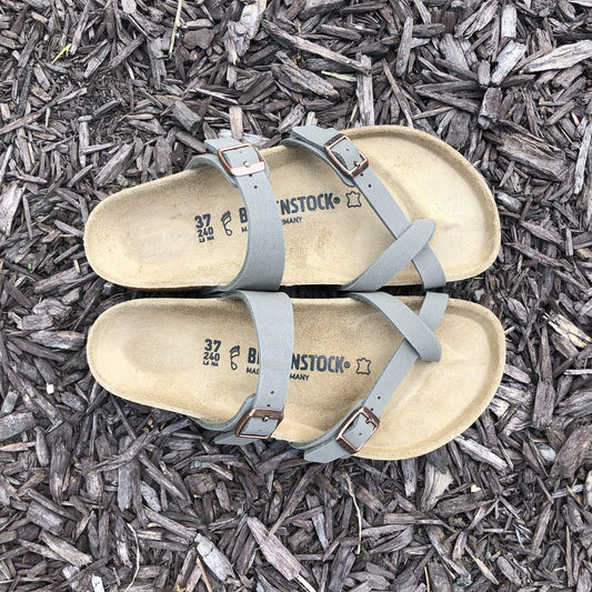 BIRKENSTOCK Mayari Stone Birkibuc Top view