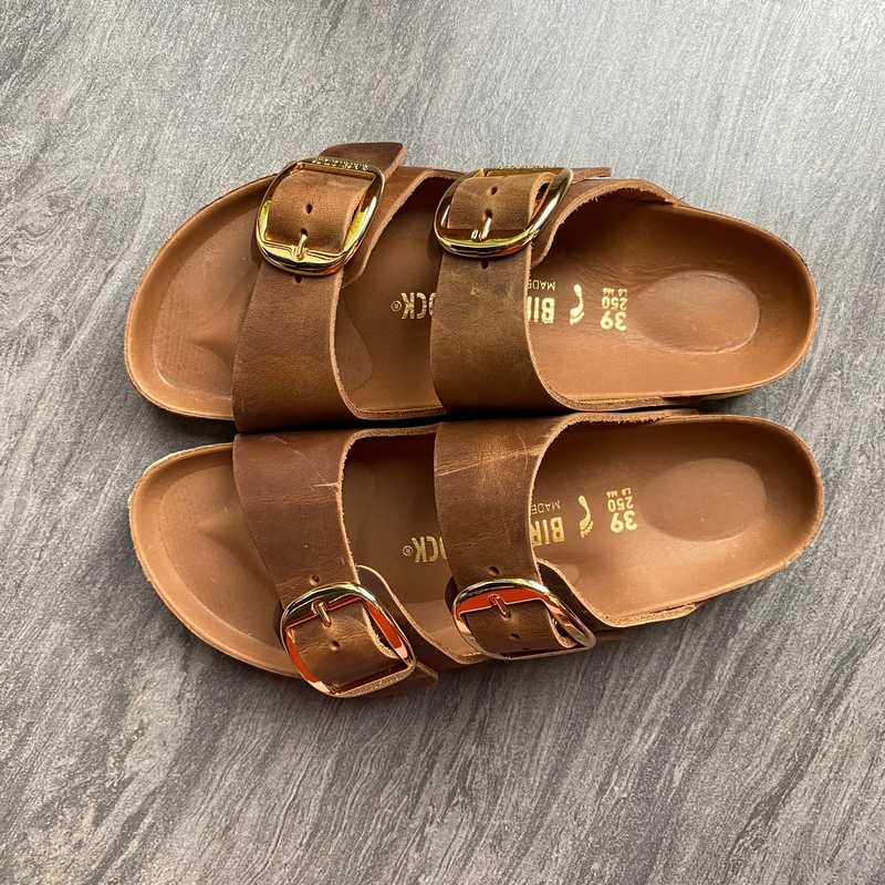 BIRKENSTOCK Arizona Big Buckle Cognac Oiled Leather – Craft Shop