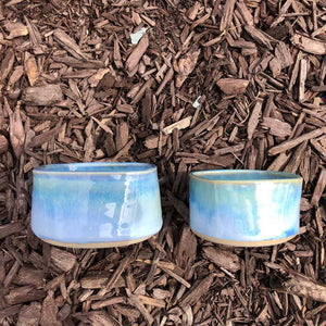 Blue and Jade Ramekin by Rosemarie Durr - Craft Shop Bantry