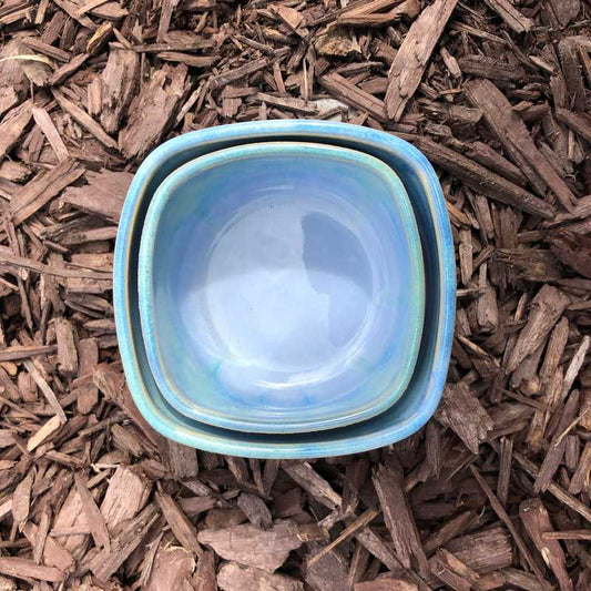 Blue and Jade Ramekin by Rosemarie Durr - Craft Shop Bantry