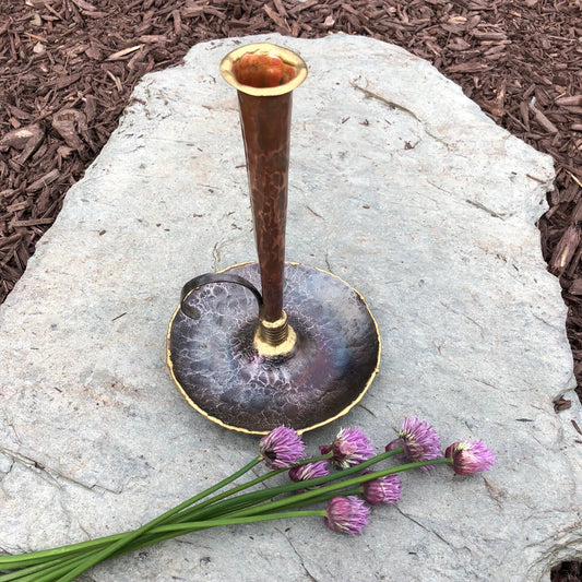 Sconce Copper Candle Holder - Craft Shop Bantry
