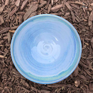 Blue and Jade Bowl by Rosemarie Durr - Craft Shop Bantry