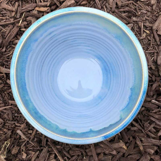 Blue and Jade Set of 3 Bowls by Rosemarie Durr - Craft Shop Bantry