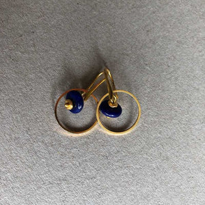 Una's Blue Earrings - Craft Shop Bantry