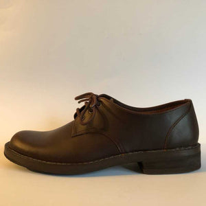 Handmade Mens Leather Derby Shoes - Chocolate Brown