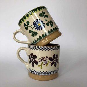 Nicholas Mosse Cup in Clematis Pattern - Craft Shop Bantry