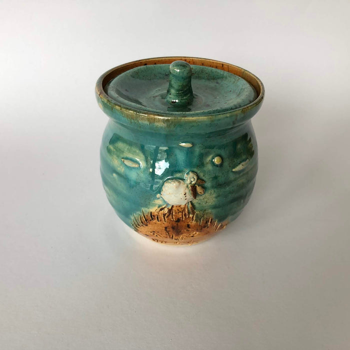 Dun Oir Lidded Pot - Green