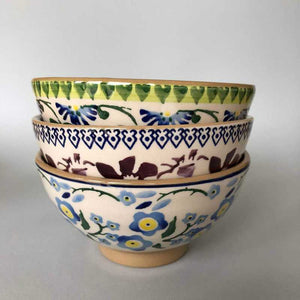 Nicholas Mosse Bowls in Forget Me Not Pattern