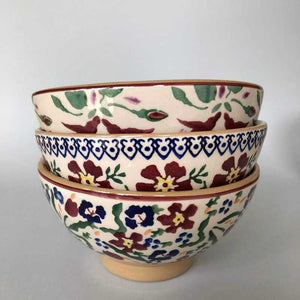 Nicholas Mosse Bowls in Fuchsia Pattern