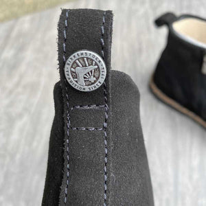 BIRKENSTOCK Melrose Black Suede Leather detail