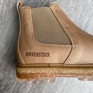 BIRKENSTOCK Stalon Sandcastle Nubuck Leather Heel detail