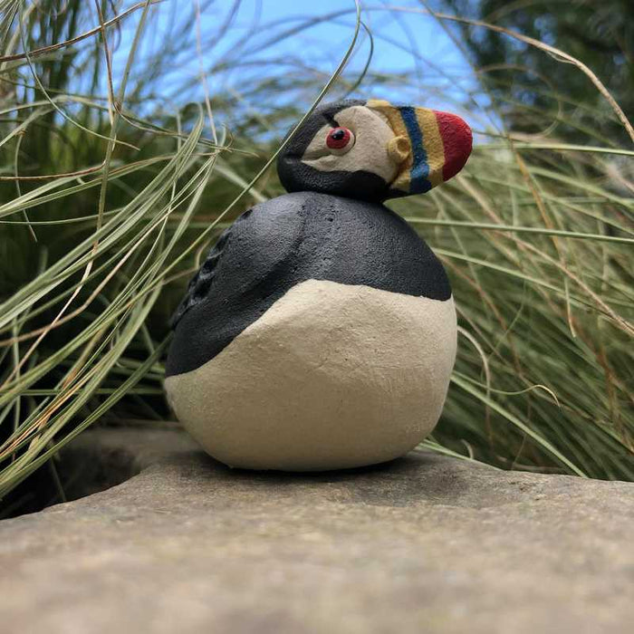 Ceramic Puffin by Joanne Robey