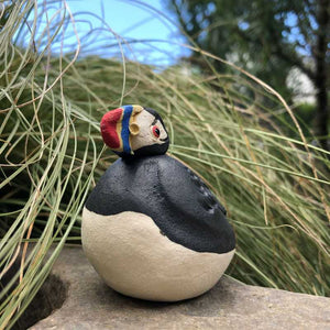 Ceramic Puffin by Joanne Robey - Craft Shop Bantry