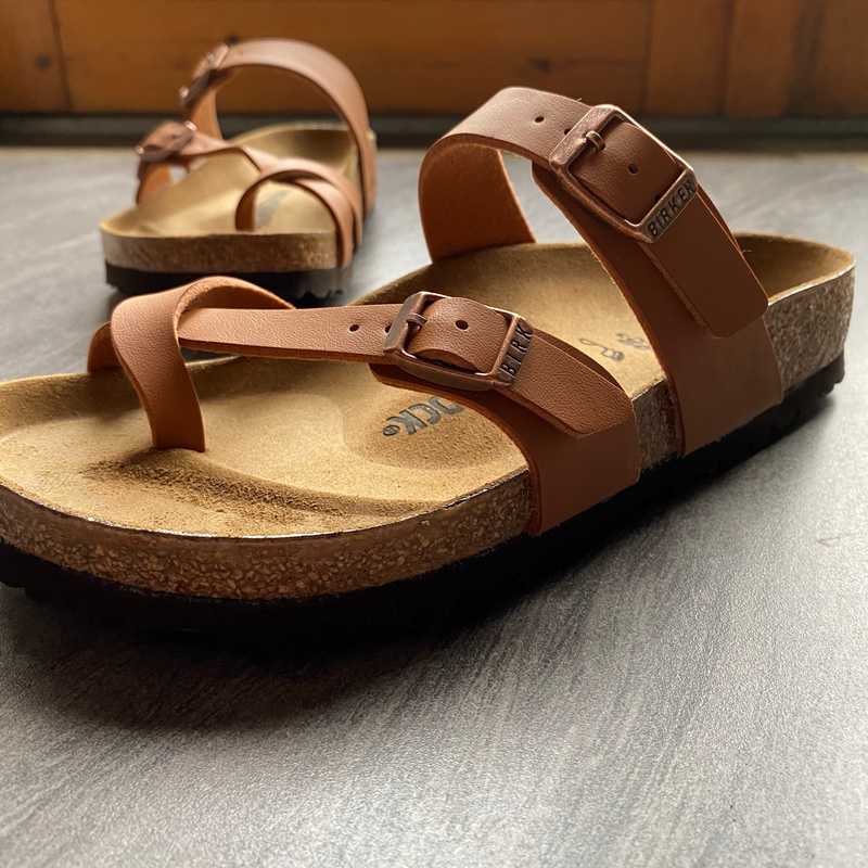 Birkenstock Mayari Golden Brown Birkenstock Shoes Birkenstock