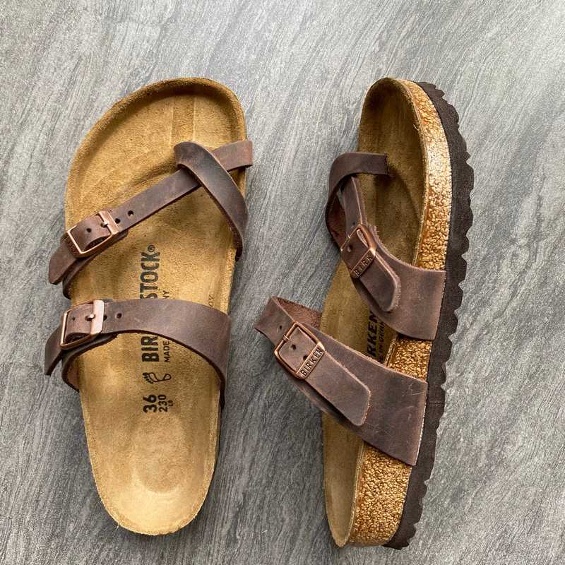 Oiled Leather Birkenstock Mayari Price Leather Best Price On Birkenstock Mayari Mayari Tobacco Brown