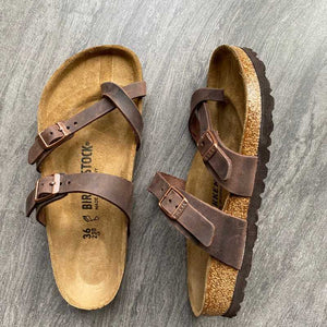 BIRKENSTOCK Mayari Habana Oiled Leather right side and top view