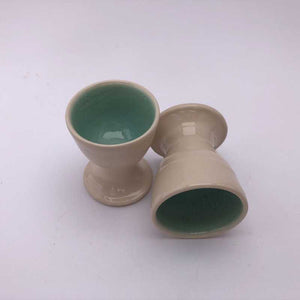 Teal Eggcups by Jackie Dee - Craft Shop Bantry