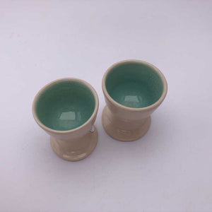 Teal Eggcups by Jackie Dee - Craft Shop Bantry