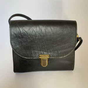 Leather Satchel bag in Black Slate